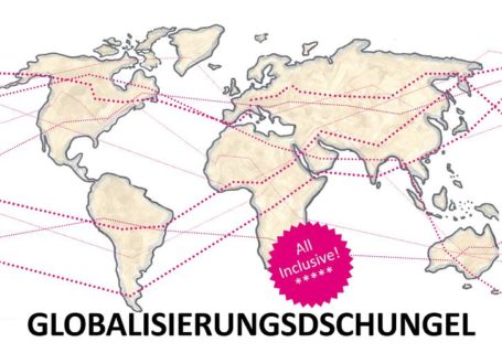 Titelbild Forumtheaterstück "Globalisierungsdschungel. All inclusive!"