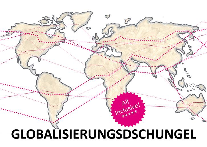Titelbild Forumtheaterstück "Globalisierungsdschungel. All inclusive!"