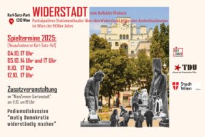 widerSTADT - Ein partizipatives Stationentheater über den Widerstand gegen den Austrofaschismus im Wien der 1930er Jahre. @ Karl-Seitz-Hof